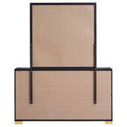 Marceline 6-drawer Dresser with Mirror Black - detail 7