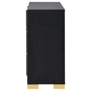 Marceline 6-drawer Dresser Black - detail 5
