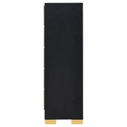 Marceline 5-drawer Bedroom Chest Black - detail 5