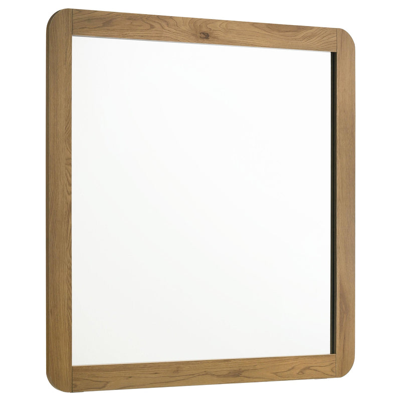 Bennett Bedroom Dresser Mirror Light Oak - alternate view