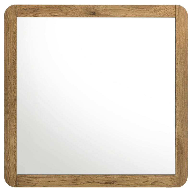 Bennett Bedroom Dresser Mirror Light Oak - detail 3