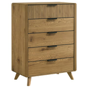 Bennett 5-drawer Bedroom Chest of Drawers Light Oak - alternate view