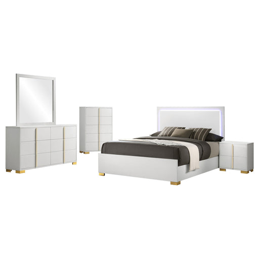 Marceline 5-piece Queen Bedroom Set White - alternate view