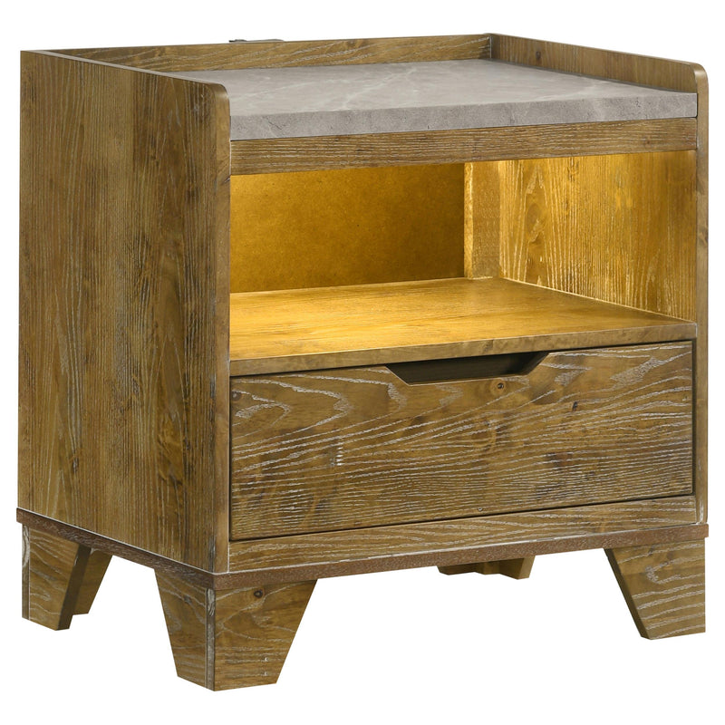 Henderson 5-piece Queen Bedroom Set Medium Oak - detail 5