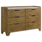 Henderson 5-piece Queen Bedroom Set Medium Oak - detail 7