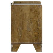 Henderson 1-drawer LED Nightstand Bedside Table Medium Oak - detail 6