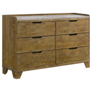 Henderson 6-drawer Bedroom Dresser Cabinet Medium Oak - alternate view