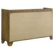 Henderson 6-drawer Bedroom Dresser Cabinet Medium Oak - detail 4