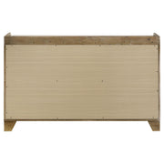 Henderson 6-drawer Bedroom Dresser Cabinet Medium Oak - detail 5