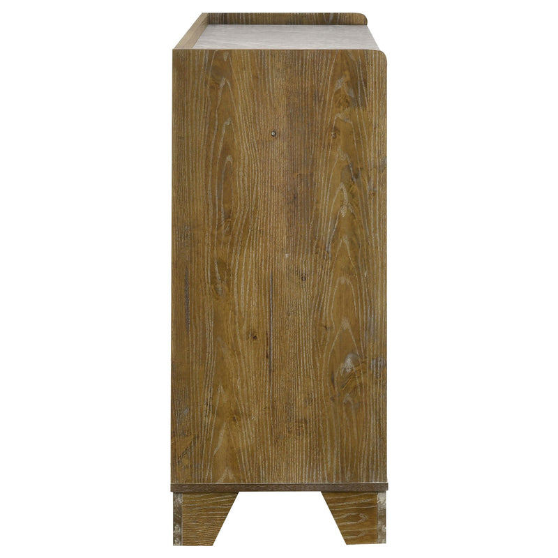 Henderson 6-drawer Bedroom Dresser Cabinet Medium Oak - detail 6