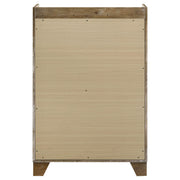 Henderson 5-drawer Bedroom Chest of Drawers Medium Oak - detail 5