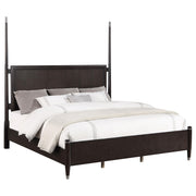 Emberlyn Wood Queen Poster Bed Brown - detail 6