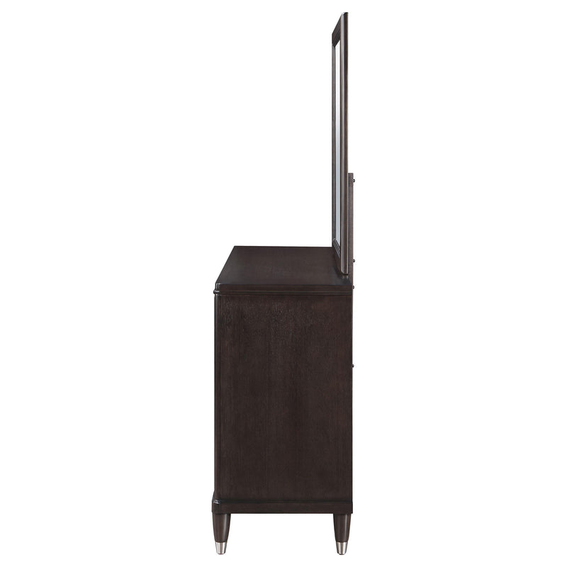 Emberlyn 6-drawer Dresser with Mirror Brown - detail 5