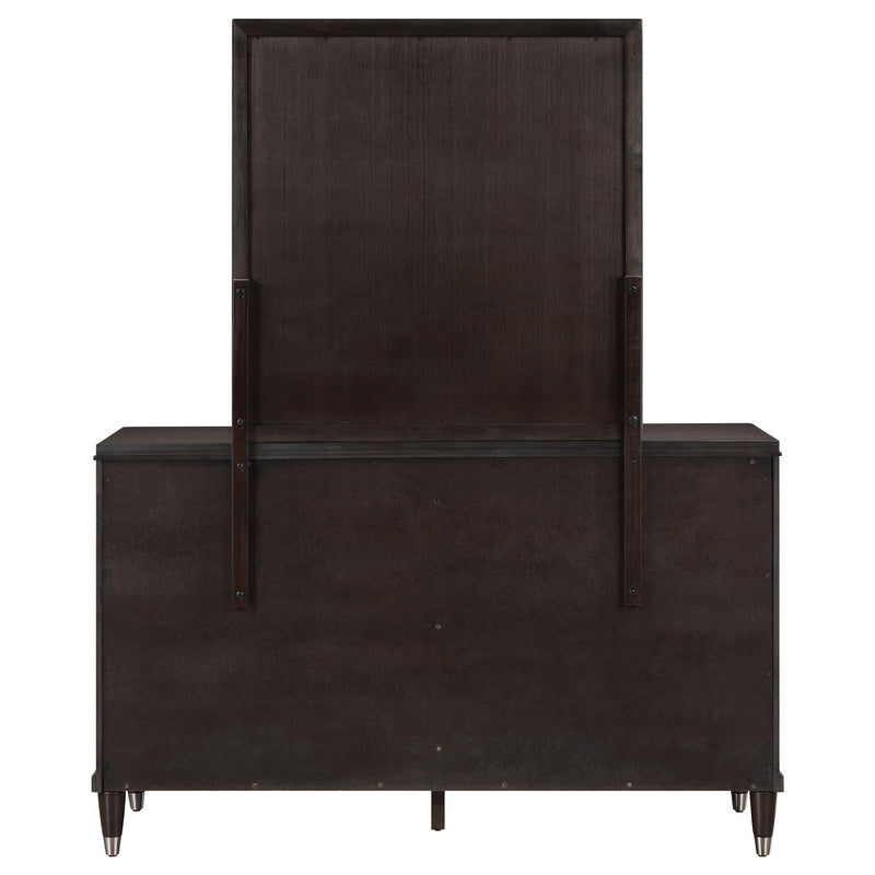 Emberlyn 6-drawer Dresser with Mirror Brown - detail 7