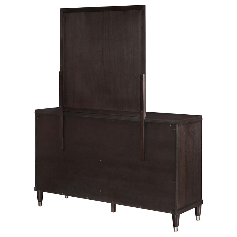 Emberlyn 6-drawer Dresser with Mirror Brown - detail 8