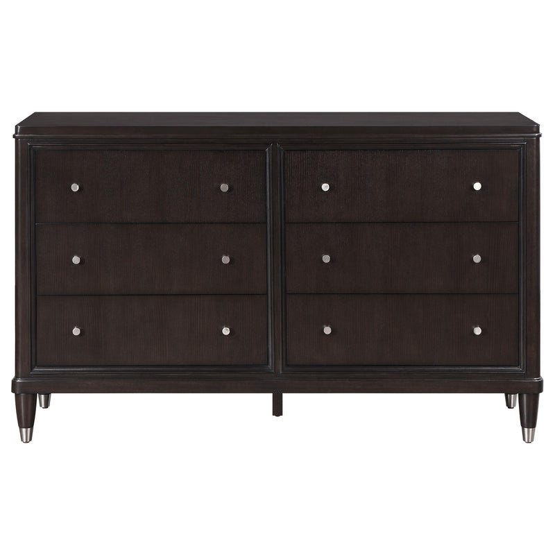 Emberlyn 6-drawer Dresser Brown - detail 3