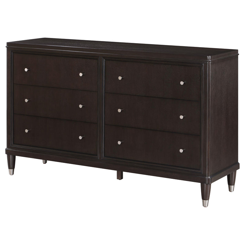 Emberlyn 6-drawer Dresser Brown - detail 4