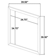 Ines Dresser Mirror White High Gloss - detail 5