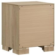 Arielle 5-Piece Queen Upholstered Bedroom Set Light Oak - detail 6