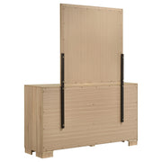 Arielle Dresser and Mirror Set with Mixed Hardware Light Oak - detail 4