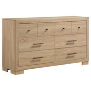 Arielle Bedroom Dresser with Mixed Hardware Light Oak - alternate view
