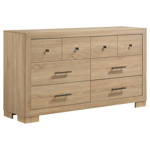 Arielle Bedroom Dresser with Mixed Hardware Light Oak - alternate view