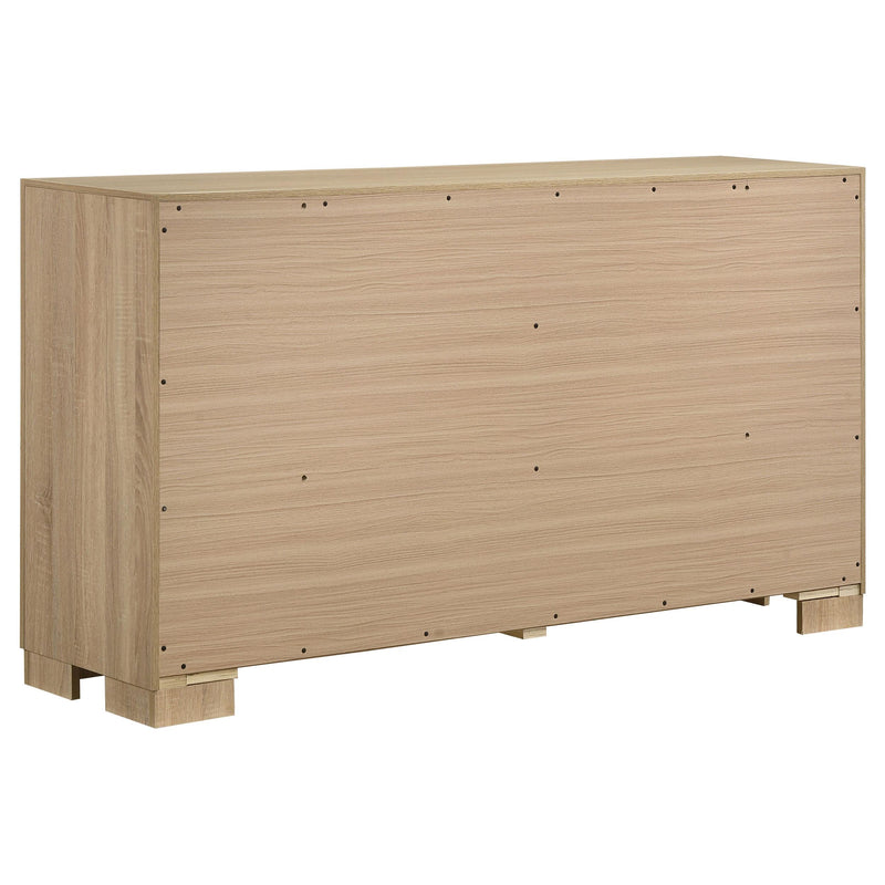 Arielle Bedroom Dresser with Mixed Hardware Light Oak - detail 4