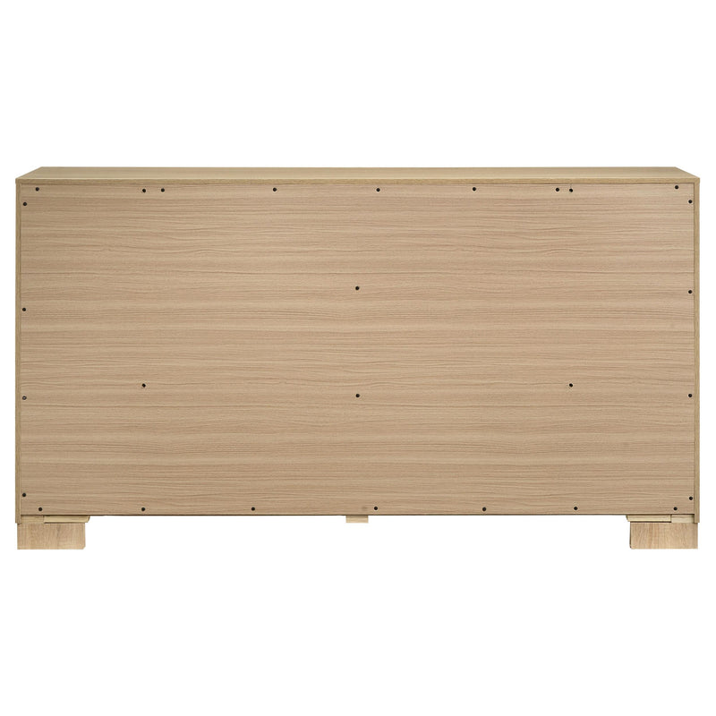 Arielle Bedroom Dresser with Mixed Hardware Light Oak - detail 5