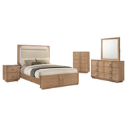 Leanne 5-piece Queen Bedroom Set Light Oak - alternate view