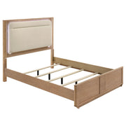Leanne 5-piece Queen Bedroom Set Light Oak - detail 3