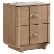 Leanne 5-piece Queen Bedroom Set Light Oak - detail 5