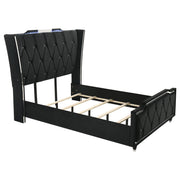 Lorient 5-piece Queen Bedroom Set Black - detail 3