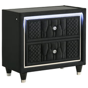 Lorient 5-piece Queen Bedroom Set Black - detail 5