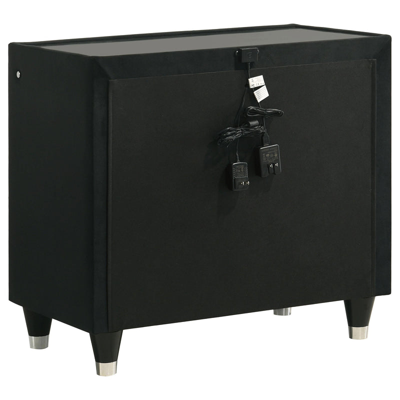 Lorient 5-piece Queen Bedroom Set Black - detail 6