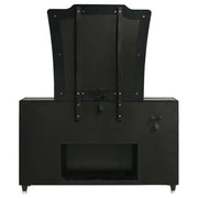 Lorient 8-drawer LED Flame Box Dresser and Mirror Black - detail 7