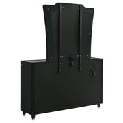 Lorient 8-drawer LED Dresser with Mirror Black - detail 6