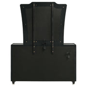 Lorient 8-drawer LED Dresser with Mirror Black - detail 7