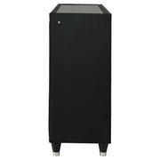 Lorient 8-drawer LED Bedroom Dresser Cabinet Black - detail 5
