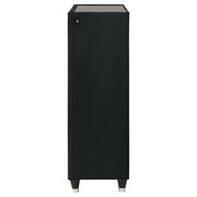 Lorient 5-drawer LED Chest of Drawers Black - detail 5