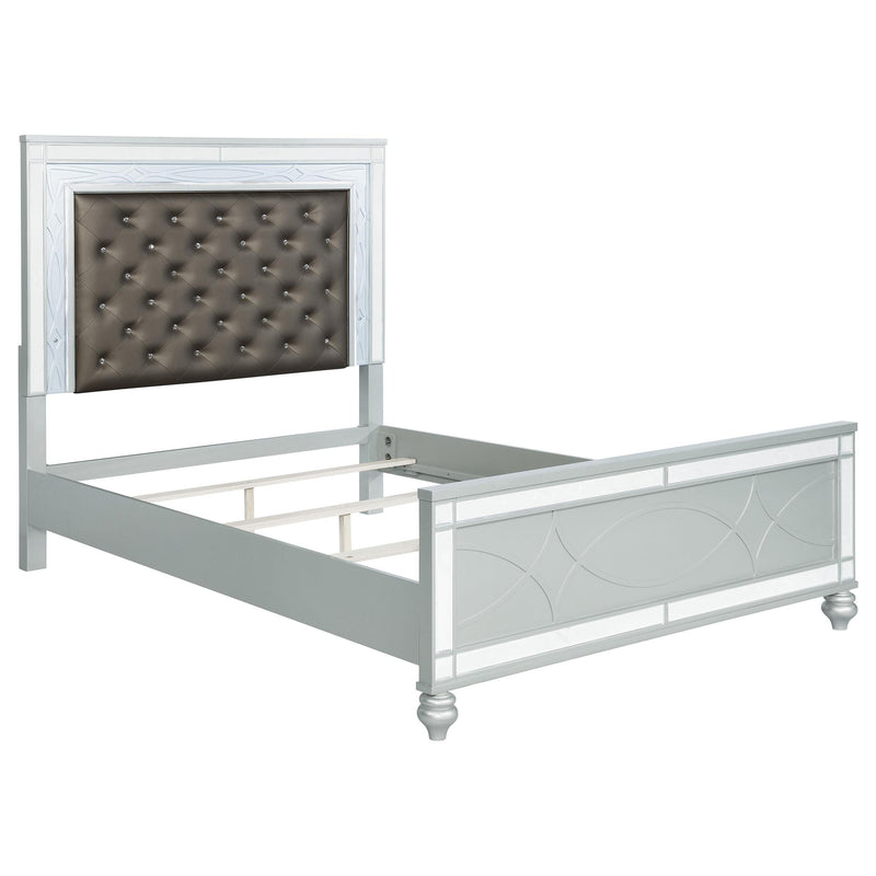 Gunnison 5-piece Queen Bedroom Set Silver Metallic - detail 3