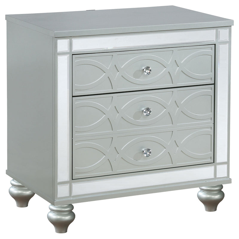 Gunnison 5-piece Queen Bedroom Set Silver Metallic - detail 5