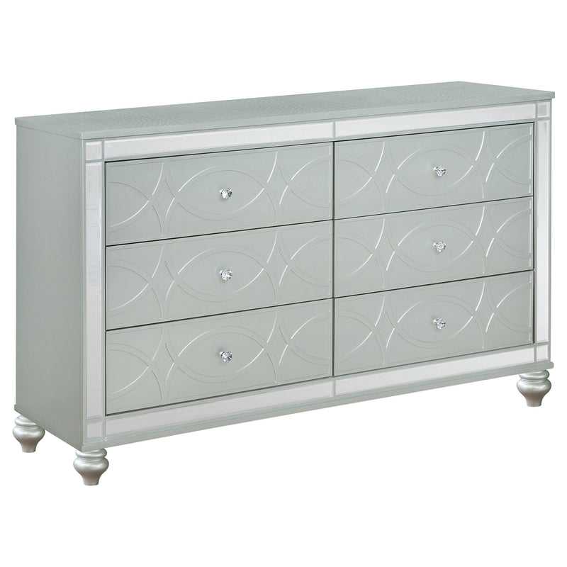 Gunnison 5-piece Queen Bedroom Set Silver Metallic - detail 7