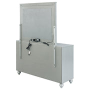 Gunnison 6-drawer Dresser with Mirror Silver Metallic - detail 8