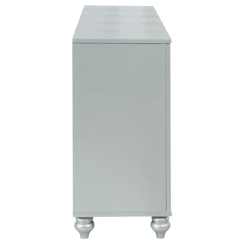Gunnison 6-drawer Dresser Silver Metallic - detail 5