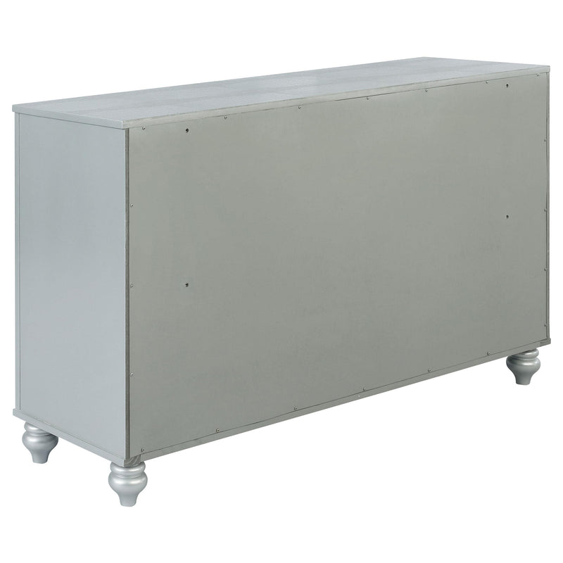 Gunnison 6-drawer Dresser Silver Metallic - detail 6