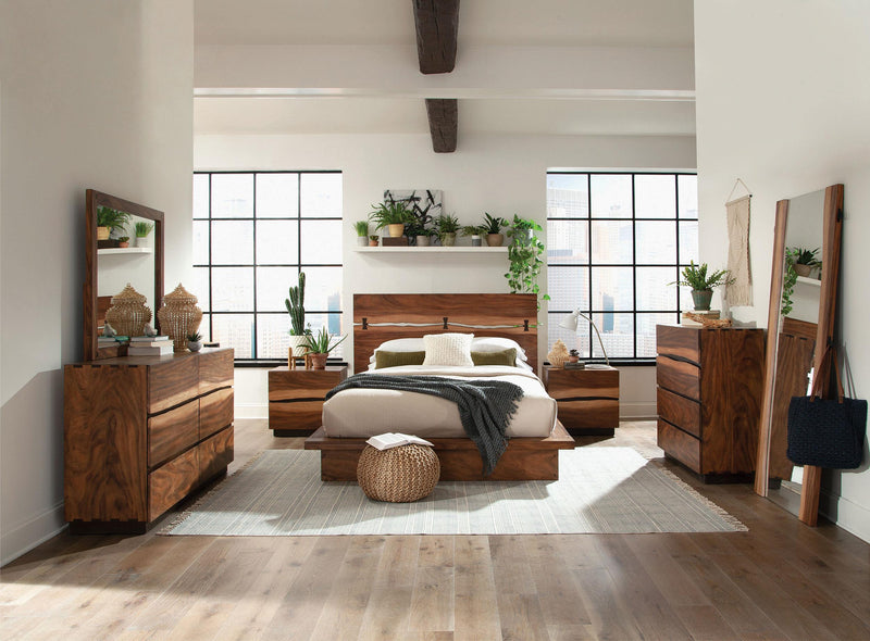 Winslow 2-drawer Nightstand Smokey Walnut - detail 4