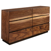 Winslow 6-drawer Dresser Smokey Walnut - alternate view