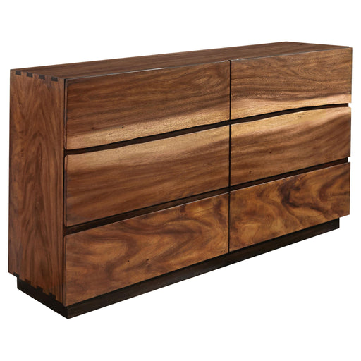 Winslow 6-drawer Dresser Smokey Walnut - alternate view