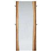 Winslow 31 x 76 Inch Standing Floor Mirror Smokey Walnut - detail 3