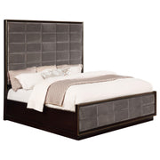 Durango 77-inch Eastern King Panel Bed Smoked Peppercorn - detail 3